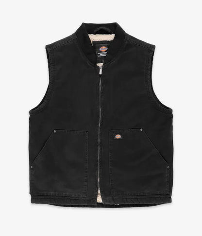 DUCK CANVAS VEST stone