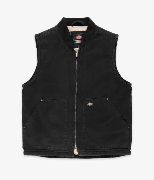 DUCK CANVAS VEST stone