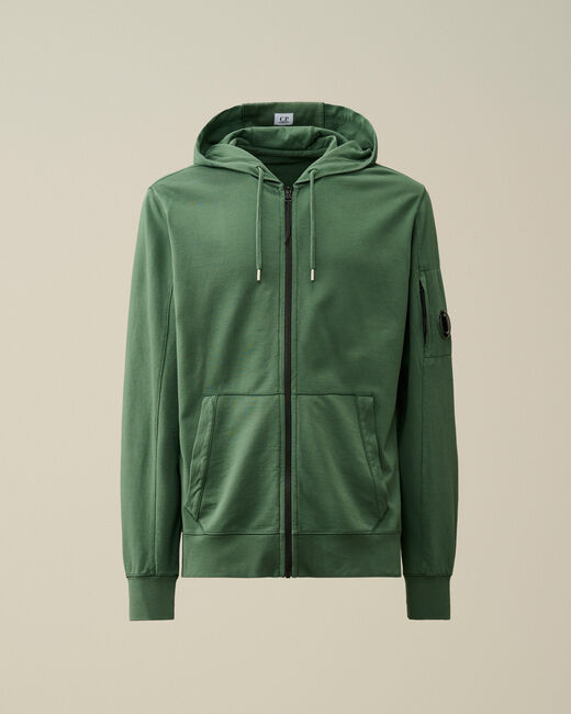 Light Fleece Zipped Hoodie