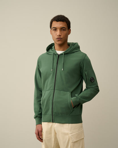 Light Fleece Zipped Hoodie