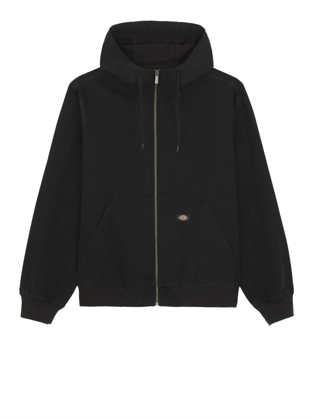 HOODED UNLINED JACKET