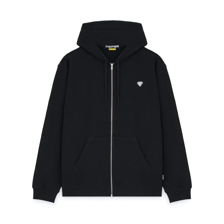 HEART LOGO ZIP FELPA