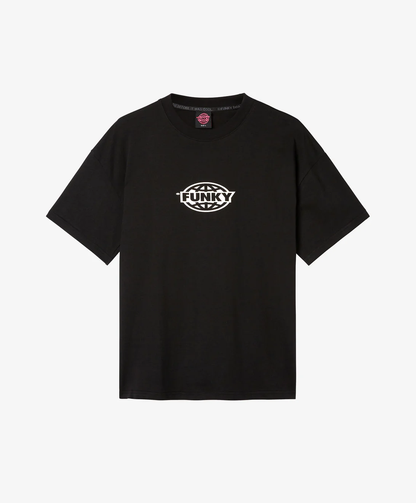 OVAL LOGO TEE BLACK