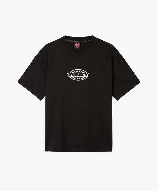 OVAL LOGO TEE BLACK