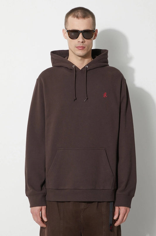 felpa in cotone One Point Hooded Sweatshirt